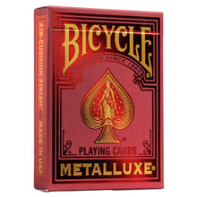 Playing Cards: Bicycle: Metalluxe Red - Cats In Hat Inc.