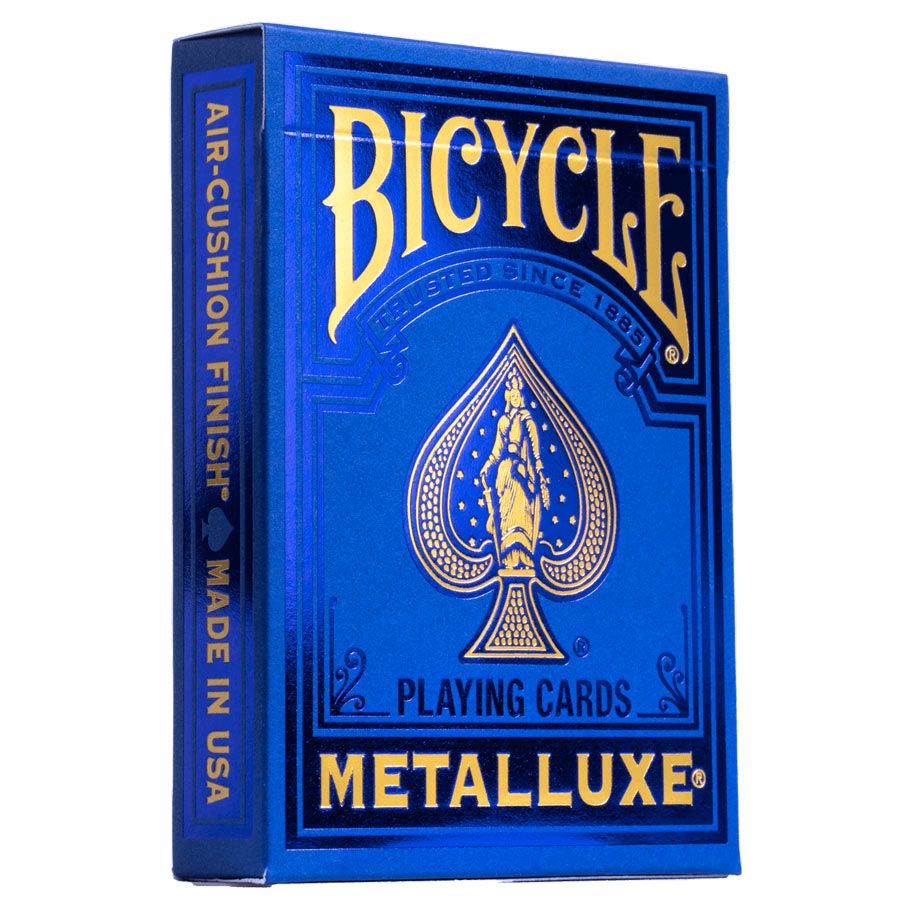 Playing Cards: Bicycle: Metalluxe Blue