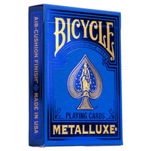 Playing Cards: Bicycle: Metalluxe Blue - Cats In Hat Inc.