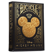 Playing Cards: Bicycle: Mickey Black & Gold - Cats In Hat Inc.