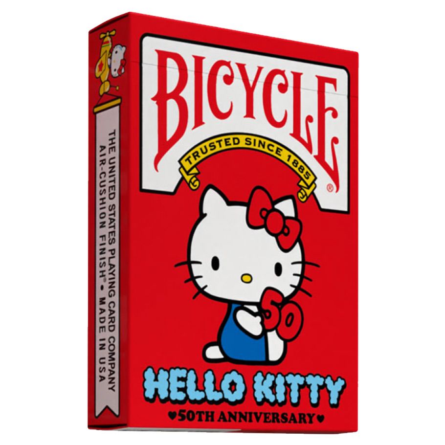 Playing Cards: Bicycle: Hello Kitty 50th Anniversary By Bicycle