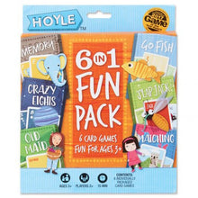 Child Card Games: 6 In 1 Fun Pack - Cats In Hat Inc.