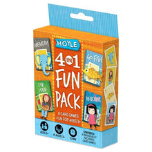Child Card Games: Hoyle 4 In 1 Fun Pack - Cats In Hat Inc.