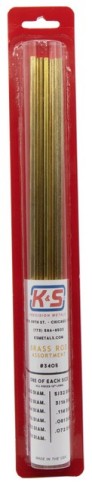 .020 thru .072x12 Brass Rod Assortment (11pc)