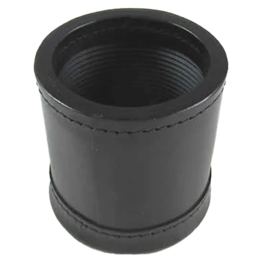 Dice Cup Leather Ribbed