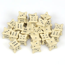 D6 Box 18mm Bone (25)