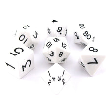 7-Set Tube Opaque Jumbo White with Black