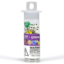 D6 Tube 5Mm Opaque Assorted (30)
