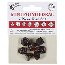 7-Set Bag Mini Opaque Black With Red