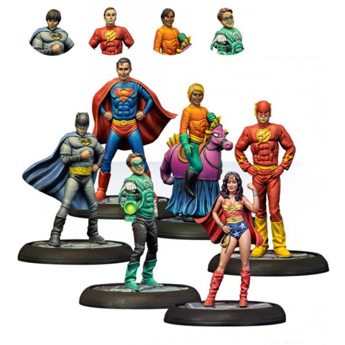 Batman Miniature Game 3rd Edition: The Big Bang Theory Justice League - Cats In Hat Inc.