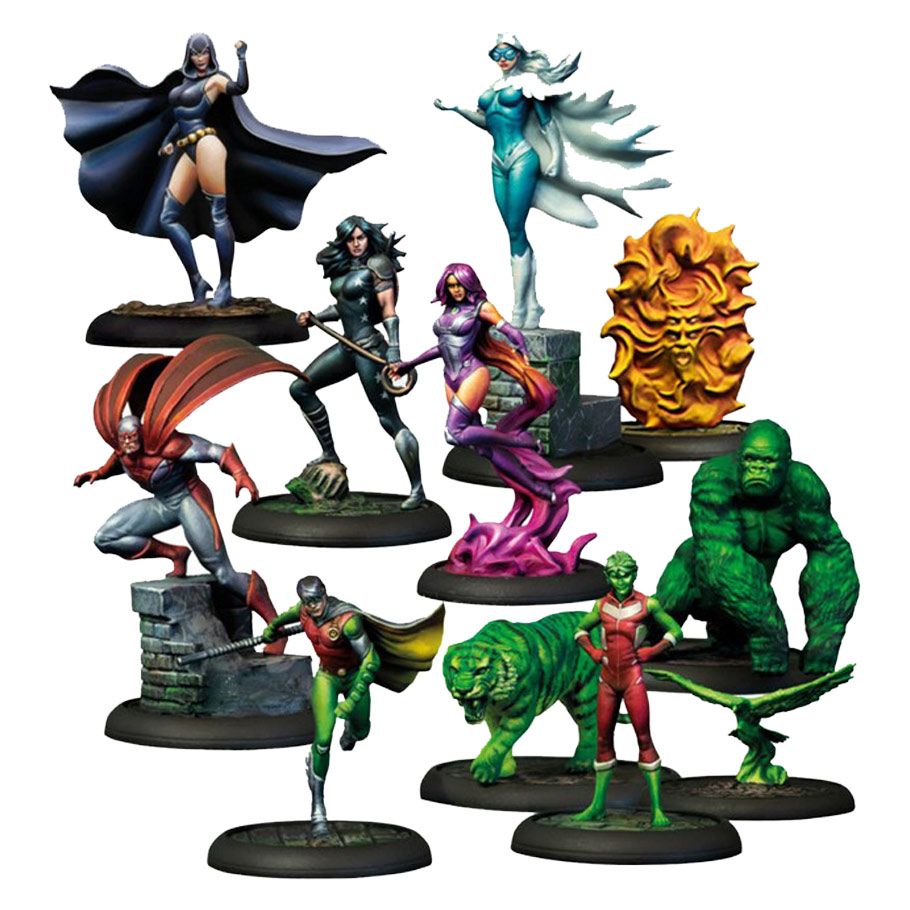 Batman Miniature Game 3rd Edition: Teen Titans - Cats In Hat Inc.