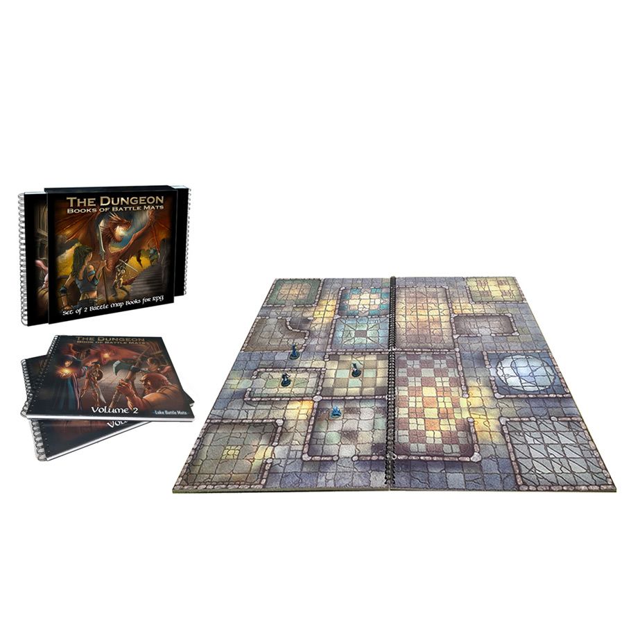 Dungeon Books of Battle Mats By Loke BattleMats