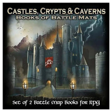 Castles Crypts & Caverns Book of Battle Mats By Loke BattleMats