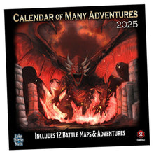 Calendar of Many Adventures 2025 By Loke BattleMats