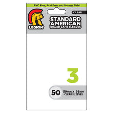Deck Protector: Board Game Sleeve: Standard American Clear #3 (50)