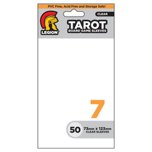 Deck Protector: Board Game Sleeve: Tarot Clear #7 (50) - Cats In Hat Inc.