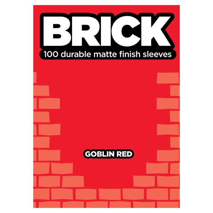 Deck Protector: Brick Goblin Red (100)