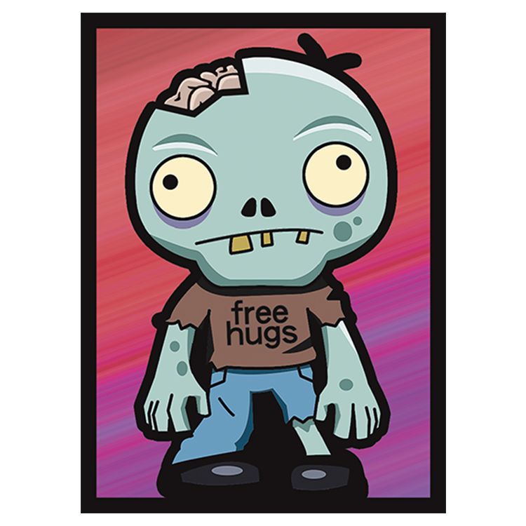 Deck Protector: Zombie Hugs (50) - Cats In Hat Inc.