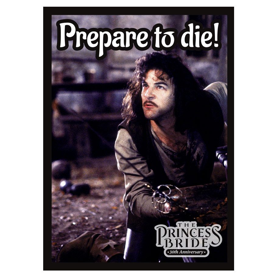 Deck Protector: The Princess Bride: Prepare To Die (50) - Cats In Hat Inc.