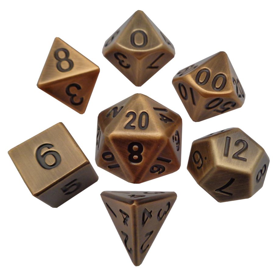 7-Set Metal Antique Gold