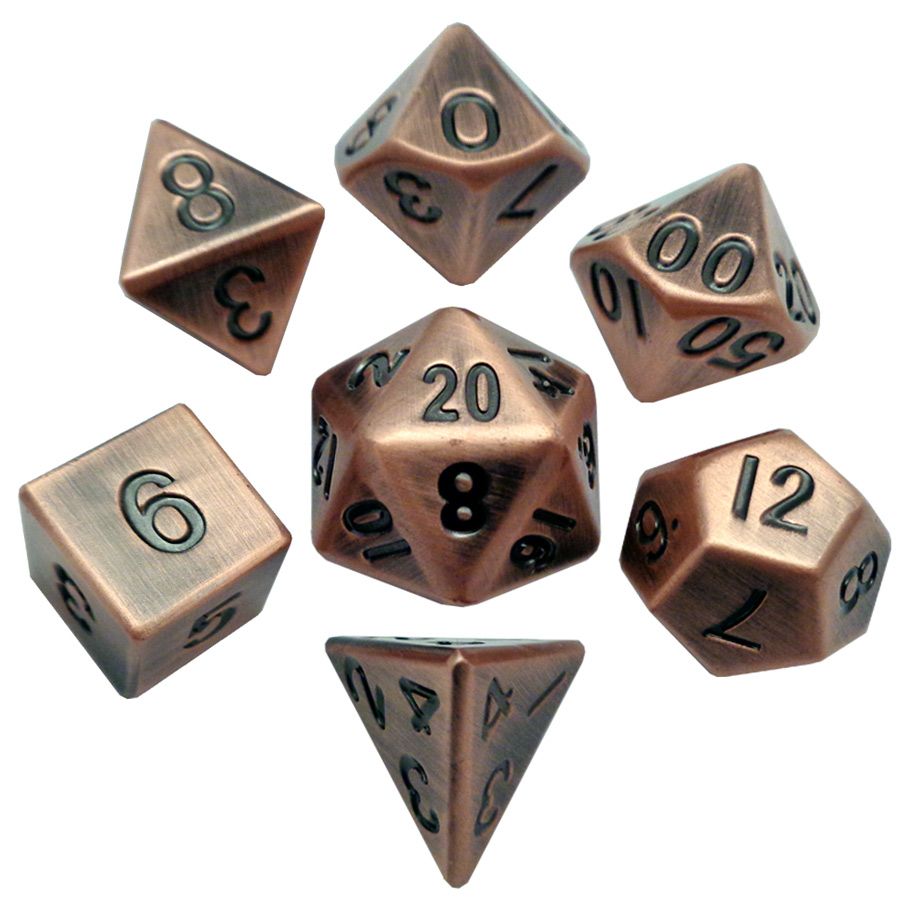 7-Set Metal Antique Copper