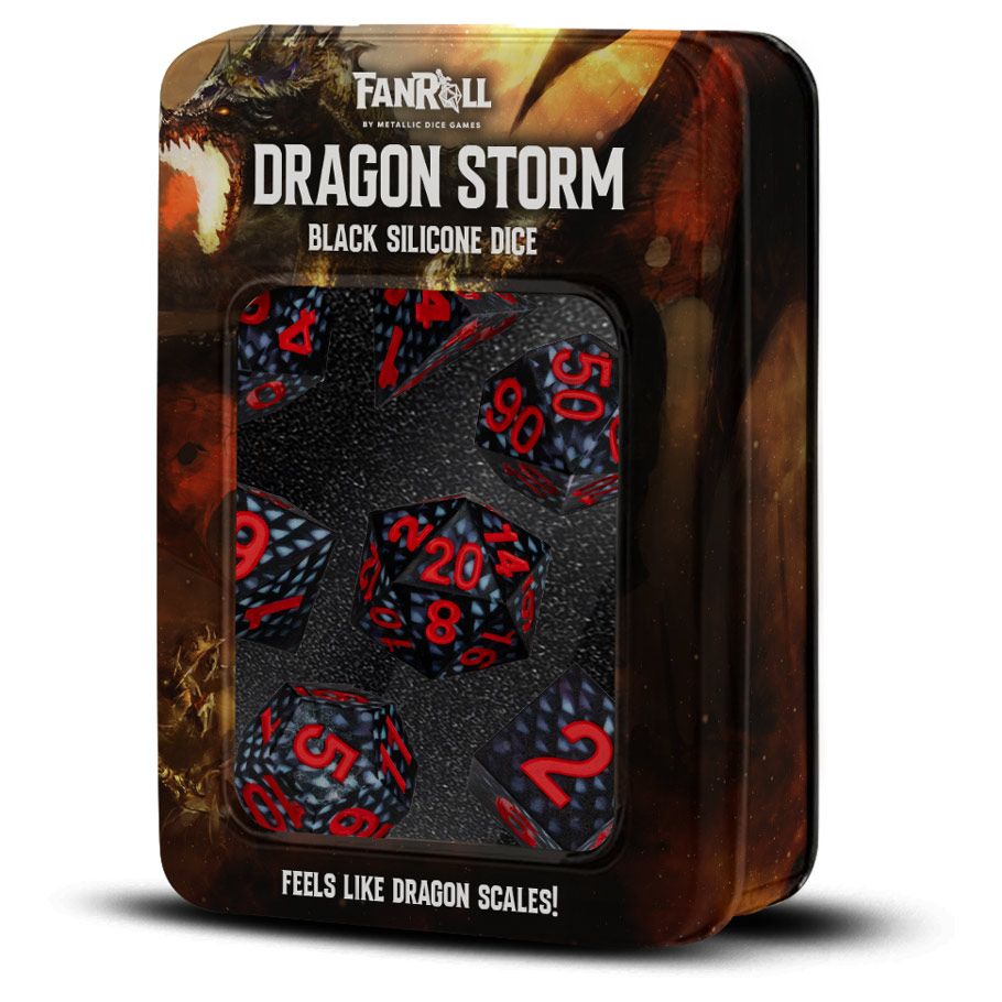 7-Set Silicone: Dragon Storm: Black Dragon Scales