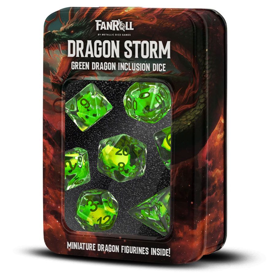 7-Set: Dragon Storm: Green Dragon Inclusion By FanRoll by MDG