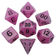 7-Set Glow-In-The-Dark Purple With Black