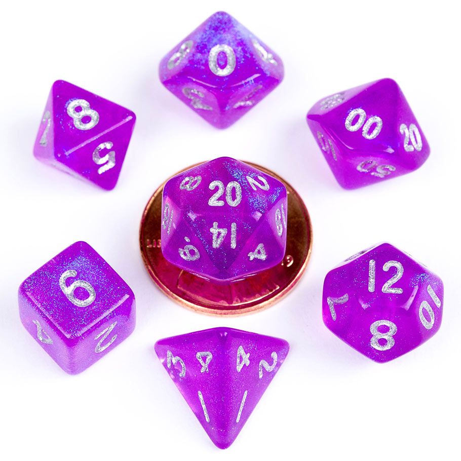 7-Set Mini Stardust Purple with Silver By FanRoll by MDG