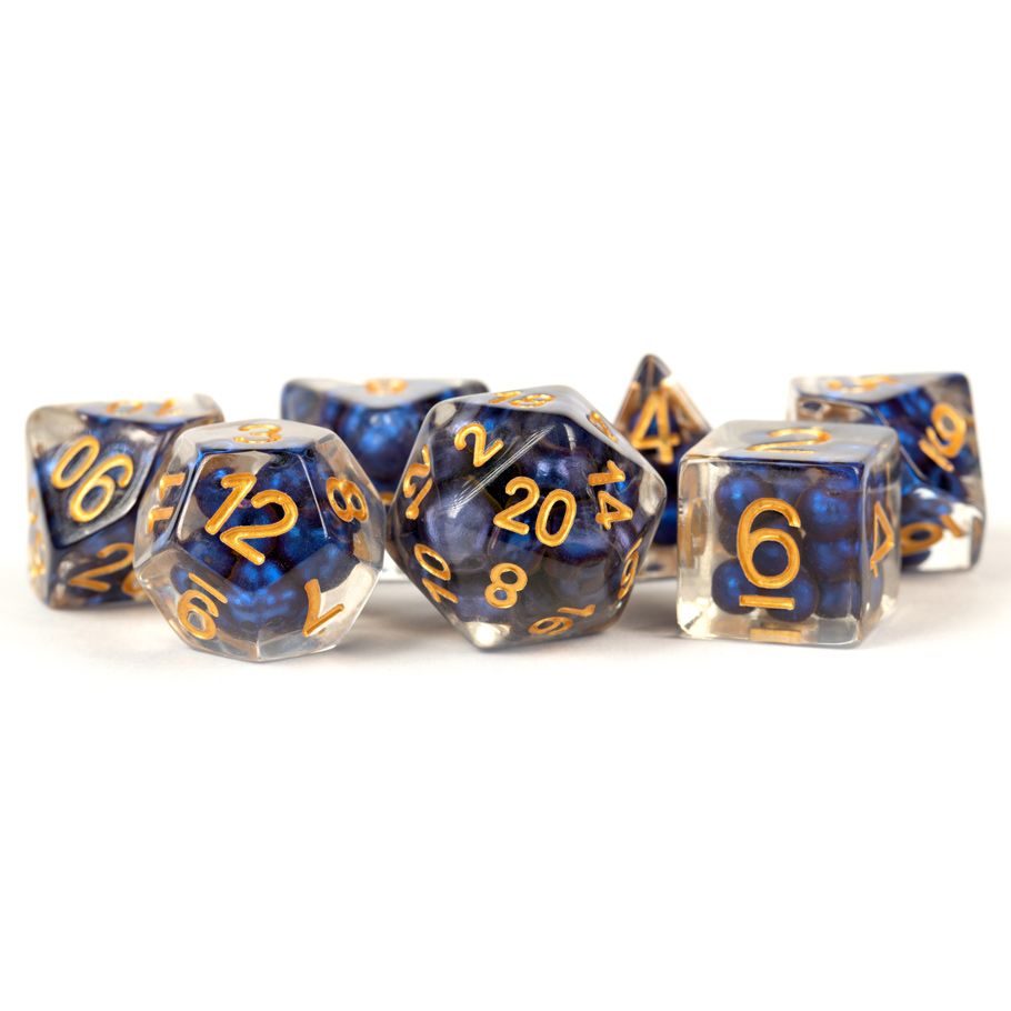 7-Set Pearl Royal Blue with Gold