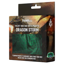 Dice Bag: Dragon Storm: Green Dragon Scales - Cats In Hat Inc.
