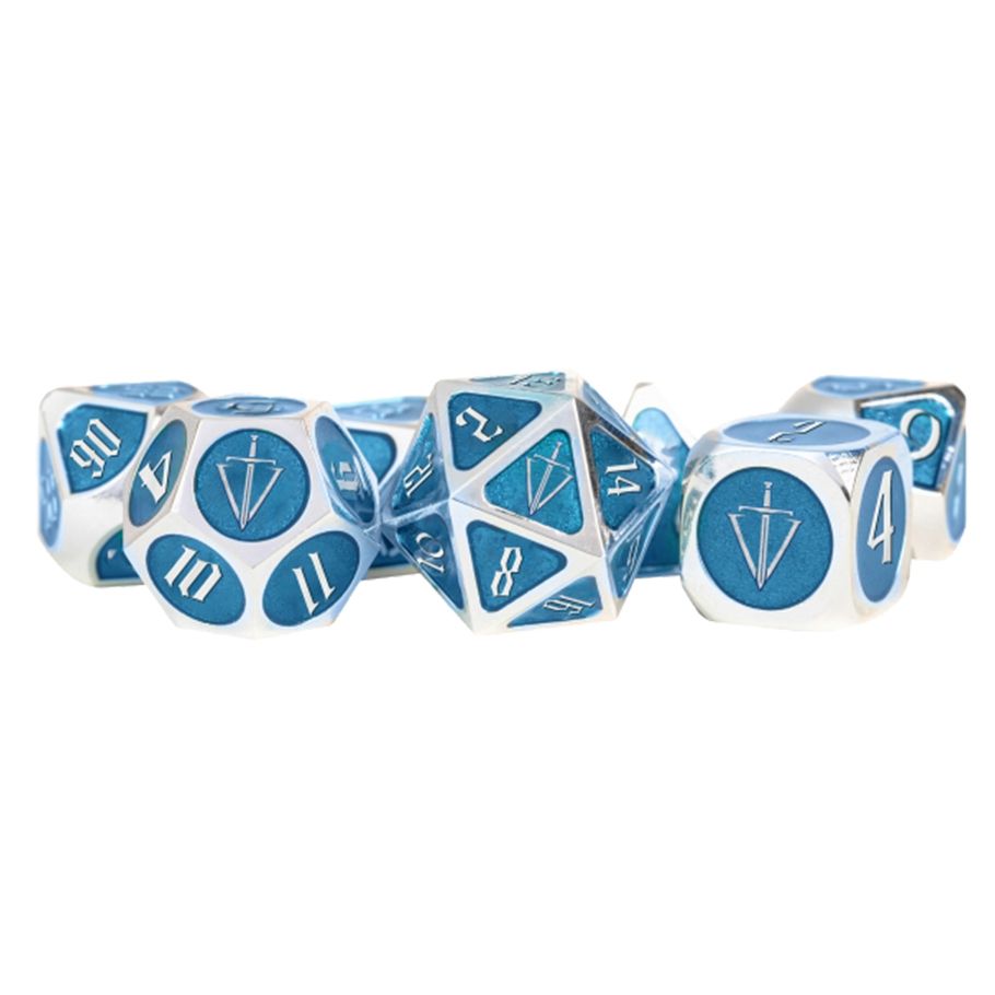 7-Set: Metal: Tales of the Valiant: Silver w/LT BU Enamel By FanRoll by MDG