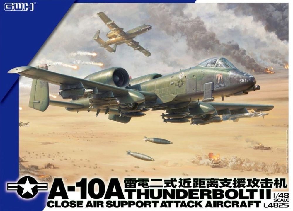 1/48 USAF A10A Thunderbolt II Close Air Support Attack Aircraft