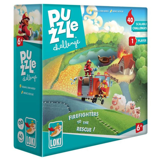Puzzle Challenge: Firefighters To The Rescue - Cats In Hat Inc.