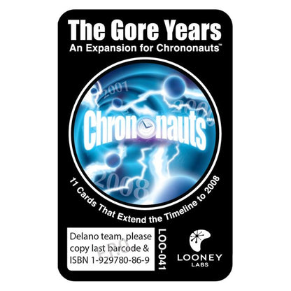 Chrononauts: The Gore Years - Cats In Hat Inc.