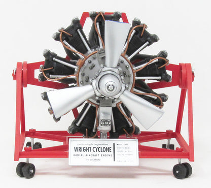 1/12 Wright Cyclone C9HE Radial Aircraft Engine STEM Model Kit (Formerly Monogram)