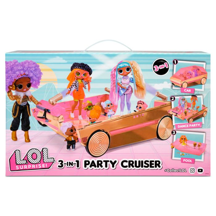 L.O.L. Surprise: 3-In-1 Party Cruiser - Cats In Hat Inc.
