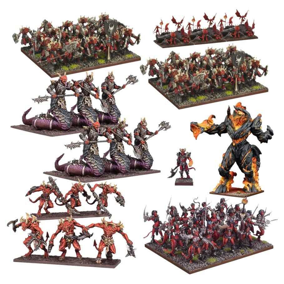 Kings of War 3rd Edition: Forces of the Abyss Mega Army By Mantic Entertainment