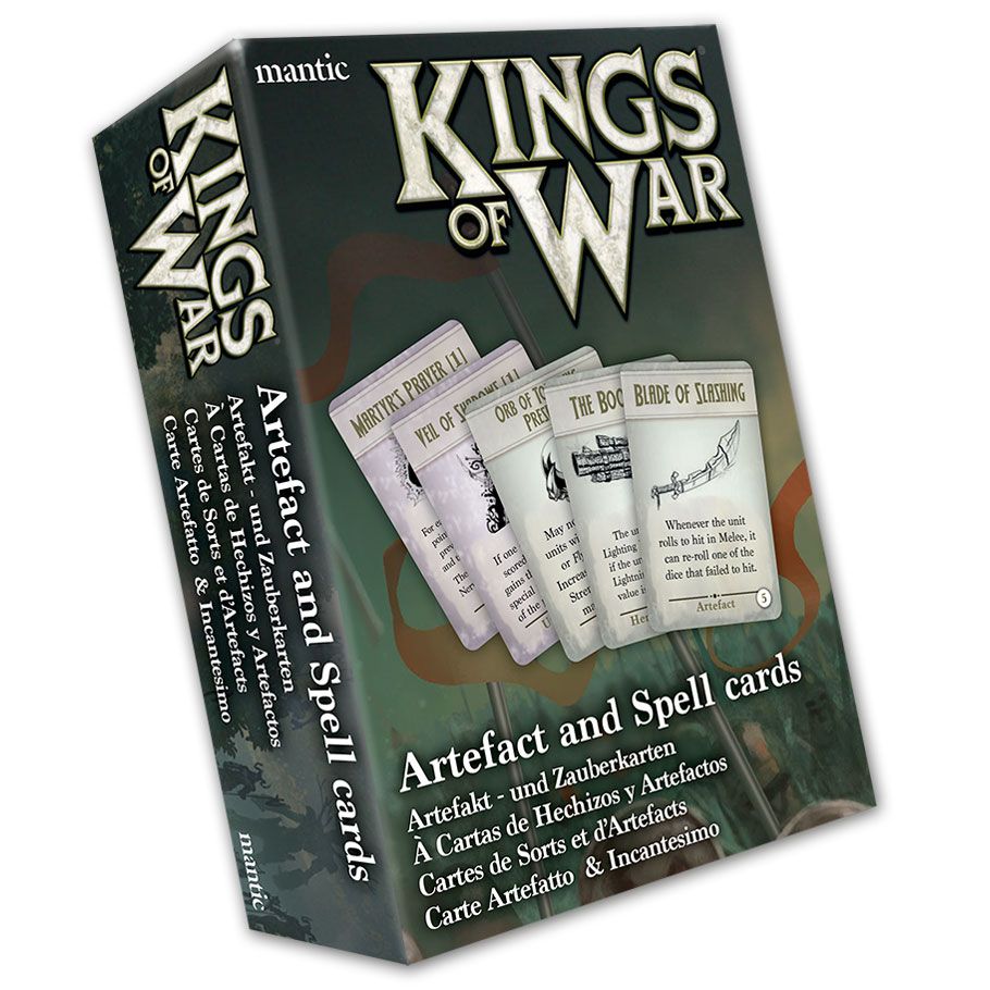 Kings Of War 3rd Edition: Spell & Artefact Cards