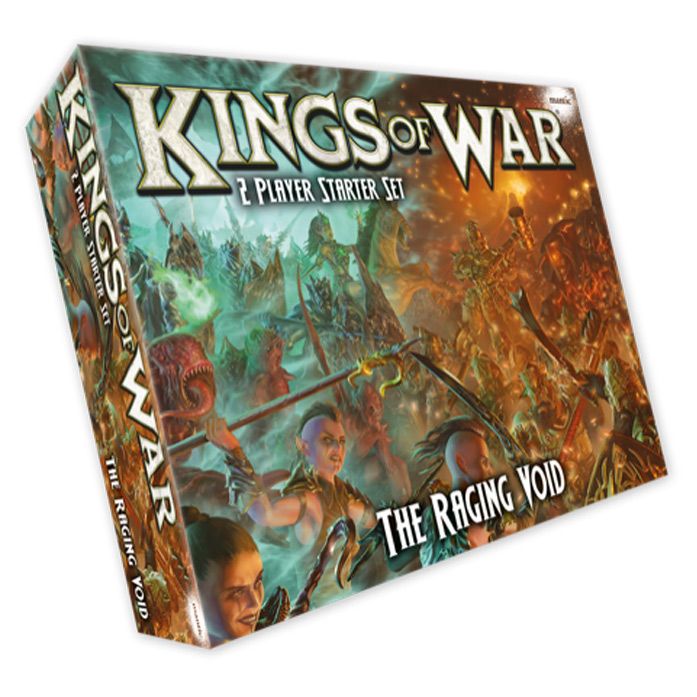 Kings of War 3rd Edition: The Raging Void: Twilight Kin vs Abyssal Dwarfs 2 Player Set By Mantic Entertainment