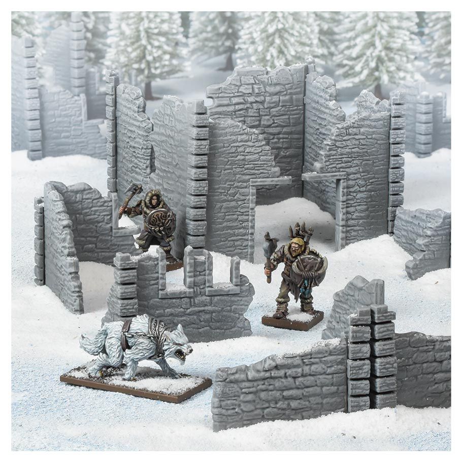 TerrainCrate: Ruined Village By Mantic Entertainment