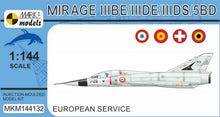 1/144 Mirage IIIBE/DE/DS/5BD Two-Seater European Service Aircraft