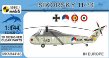 1/144 Sikorsky H34 In Europe Helicopter