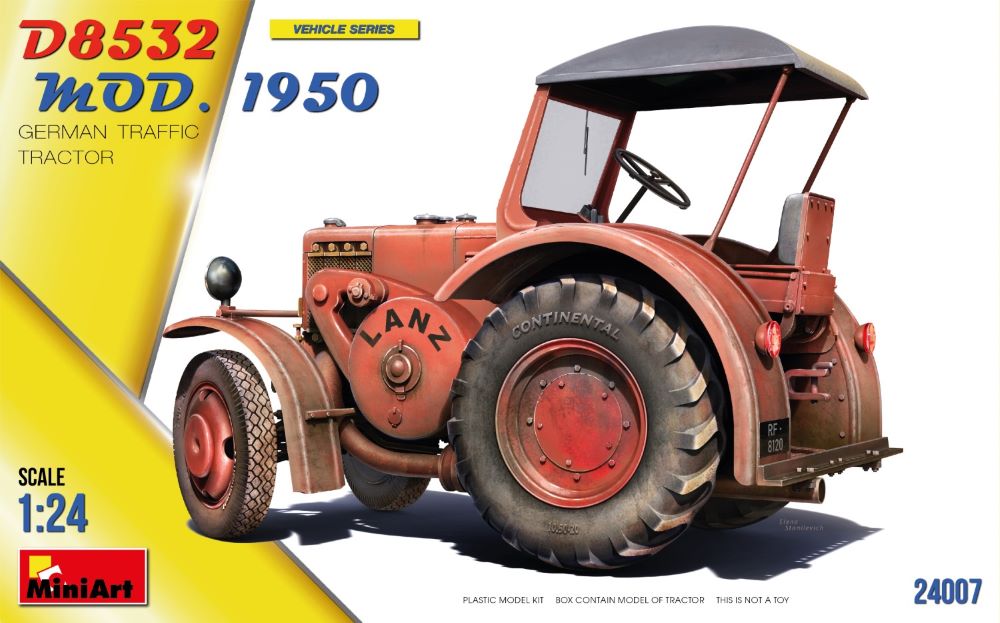 1/24 German D8532 Mod 1950 Traffic Tractor