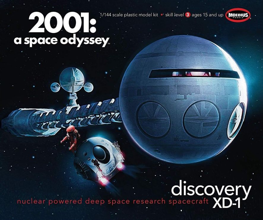1/144 2001 Space Odyssey: Discovery XD1 Nuclear Powered Deep Space Research Spacecraft (41 L)