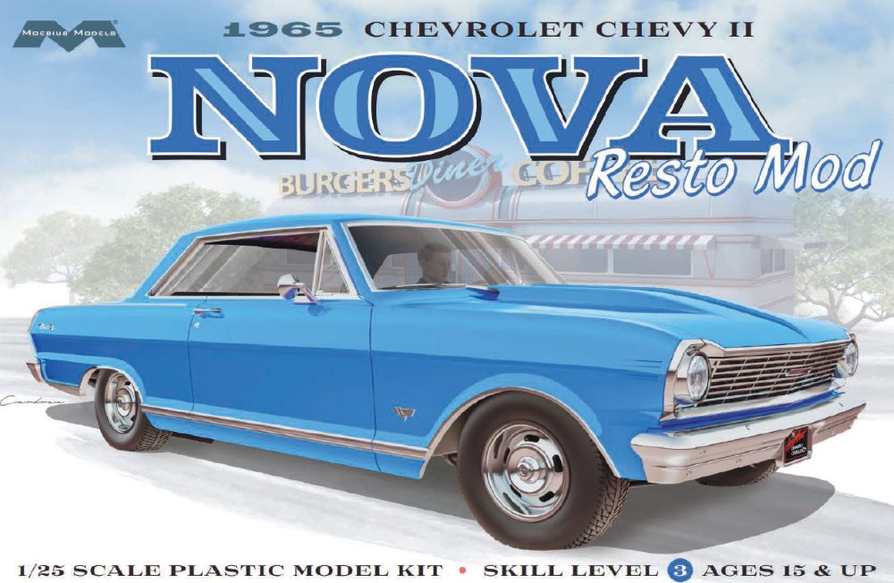 1/25 1965 Chevy II Nova Resto Mod Car