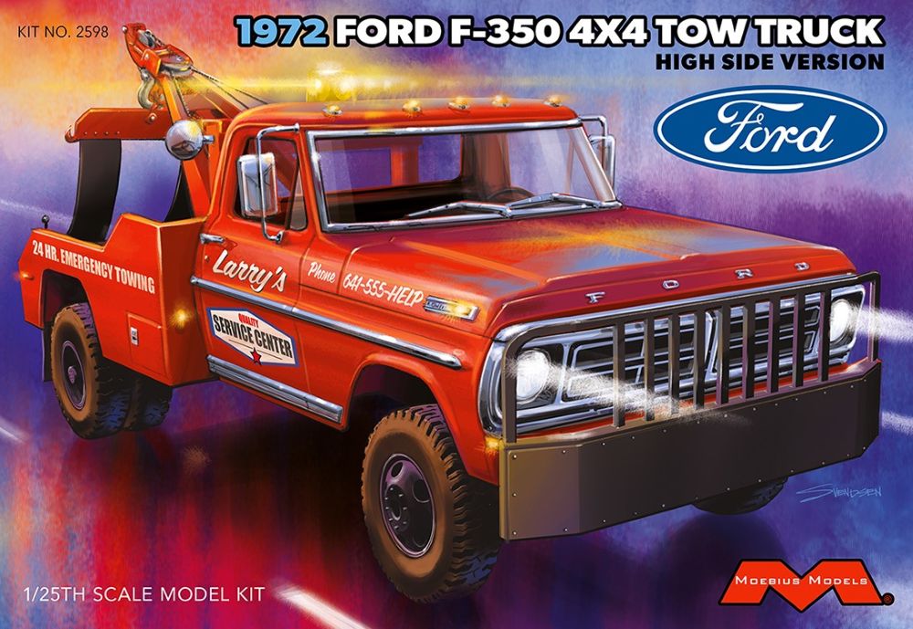 1/25 1972 Ford F350 4x4 High Side Wrecker