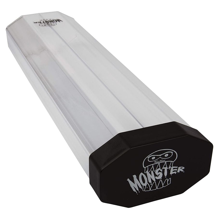 Playmat Tube: Dual Clear With Black Cap