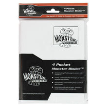 Binder: 4-Pocket: Monster: Matte White - Cats In Hat Inc.