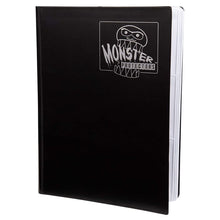 Binder: 9-Pocket: Monster: Matte Black With White Pages - Cats In Hat Inc.